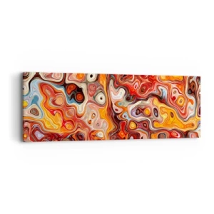 Obraz na plátne - Keby sa orechy rozpúšťali v mede - 90x30 cm