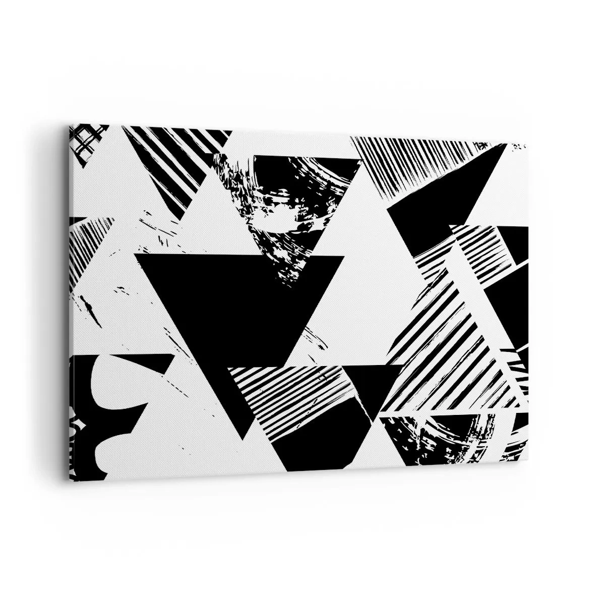 Obraz na plátne - Dážď trojuholníkov - 100x70 cm