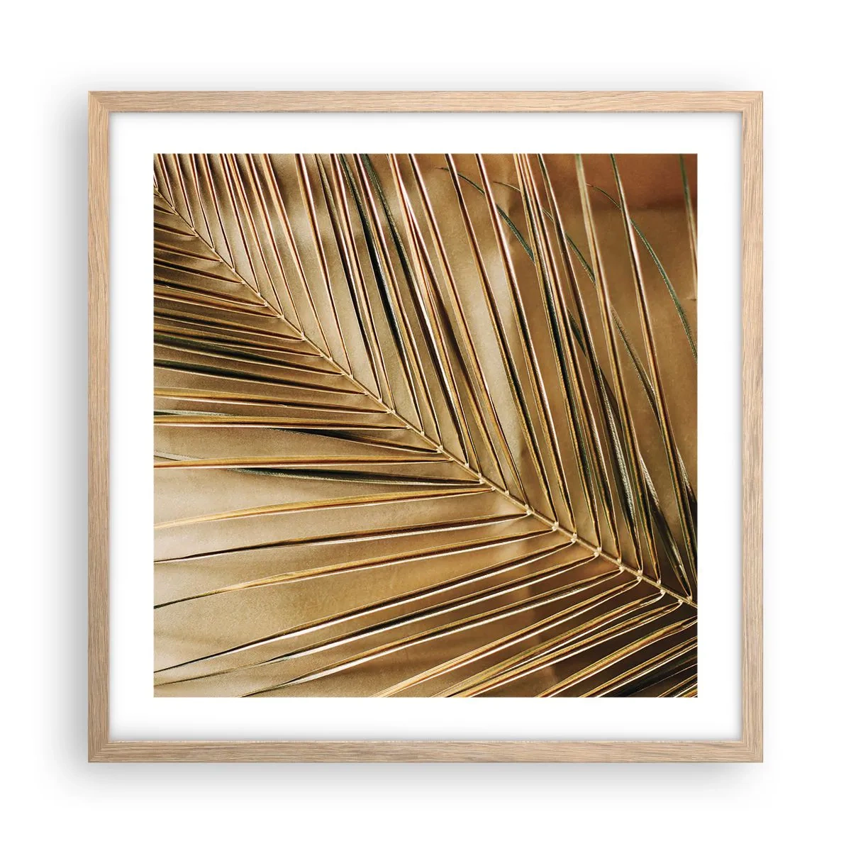 Plagát v ráme zo svetlého duba - Prírodná kolonáda - 50x50 cm