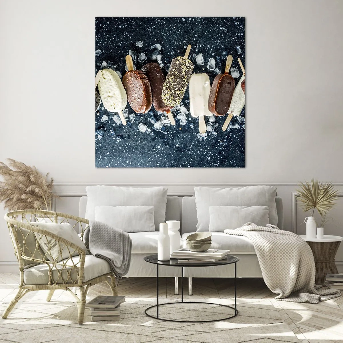 Obraz na skle - Chuť horúceho leta - 70x70 cm