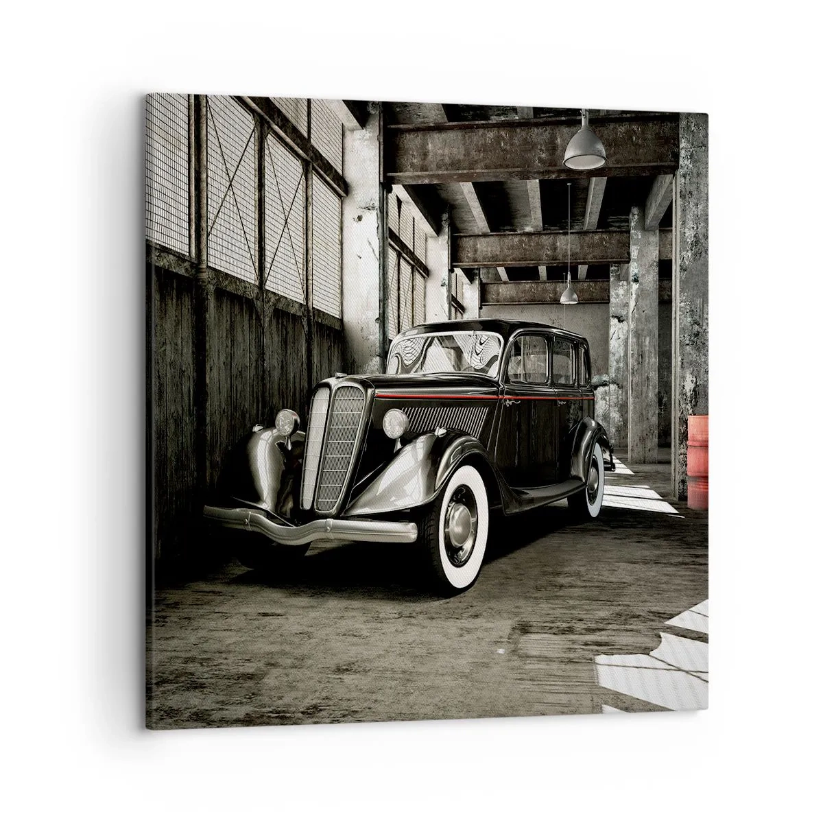 Obraz na plátne - Nepominuteľná elegancia 30. rokov - 50x50 cm