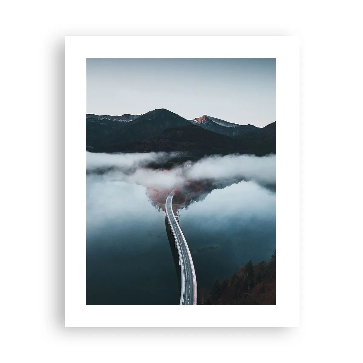 Plagát - Pri vode hladkej ako zrkadlo - 40x50 cm