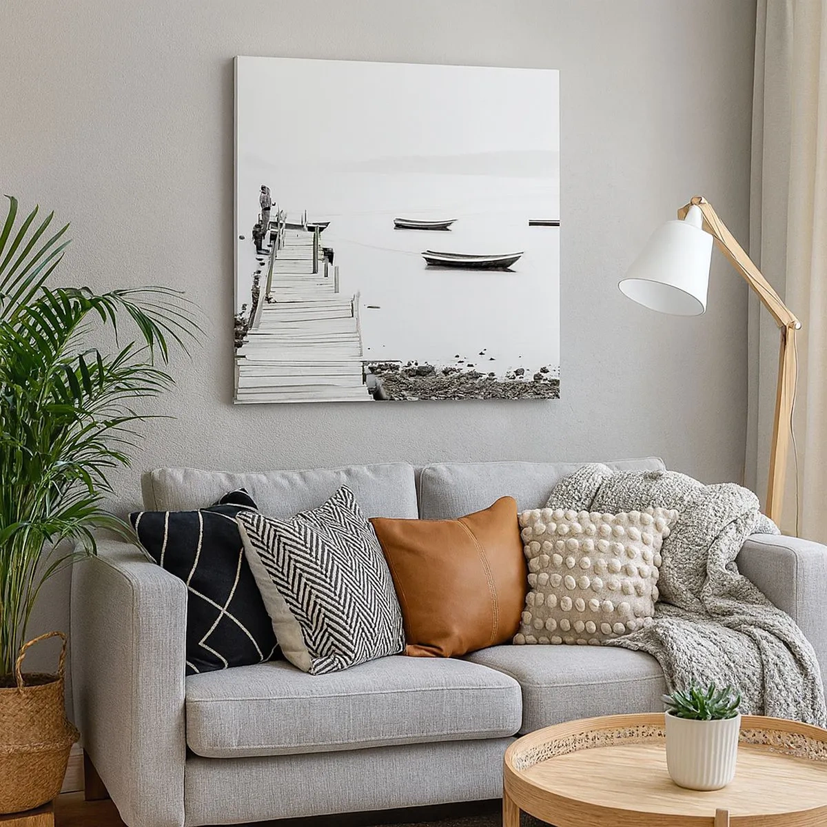 Obraz na plátne - Pri tichej a čistej vode - 30x30 cm