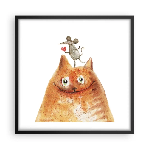 Plagát v čiernom ráme - Paradoxy lásky - 50x50 cm