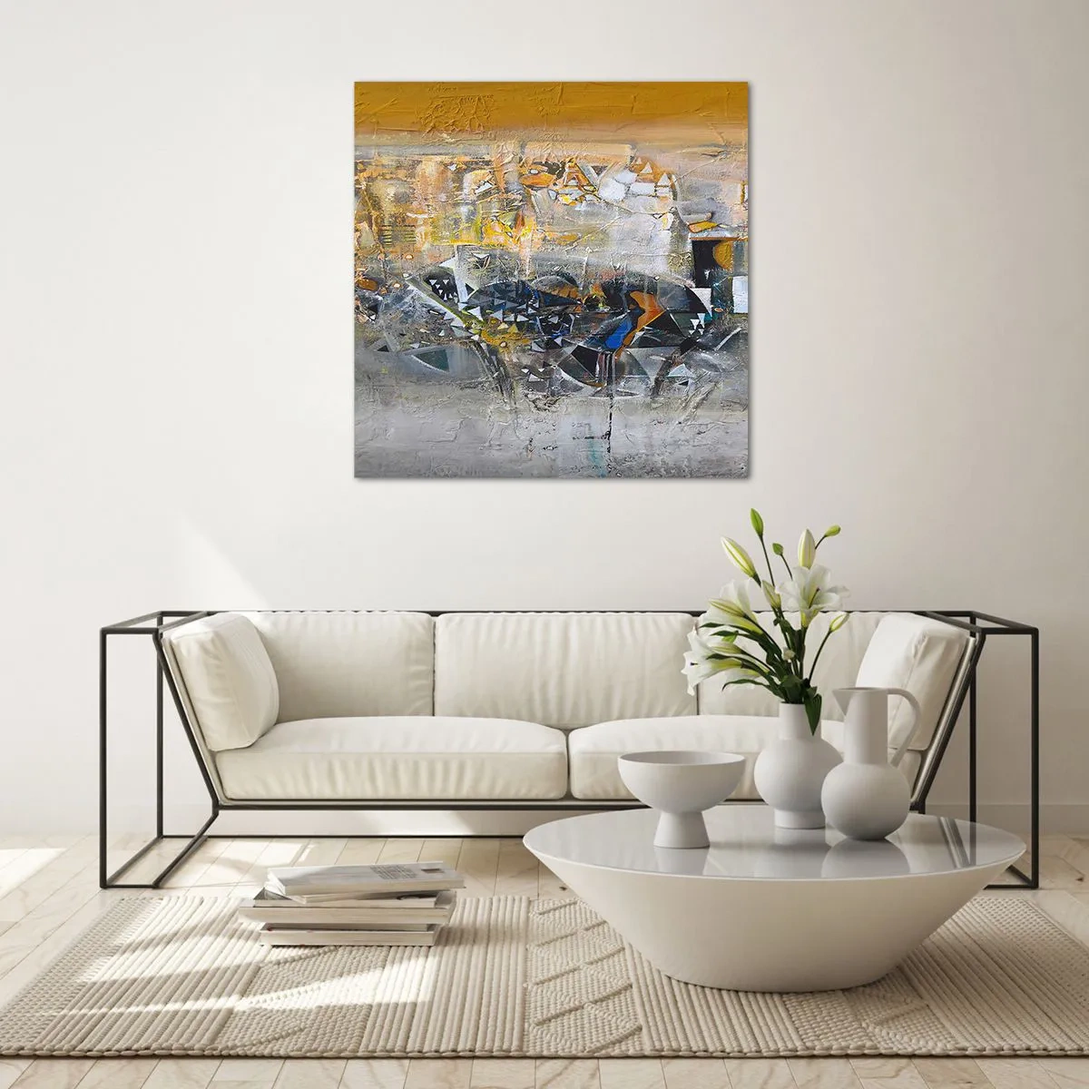 Obraz na skle - Všetko sa podarí - 60x60 cm