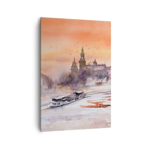 Obraz na plátne - Kráľovský západ slnka - 70x100 cm