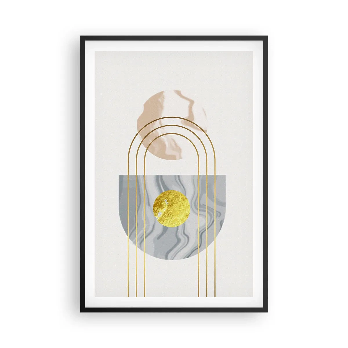 Plagát v čiernom ráme - Jas a žiarivosť - 61x91 cm