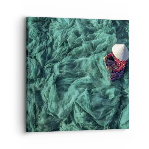 Obraz na plátne - V mori sietí - 30x30 cm