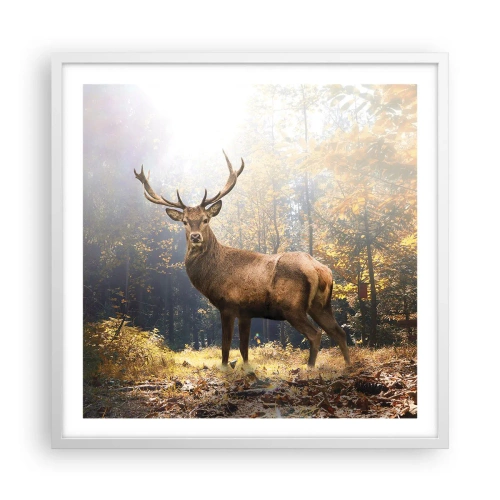 Plagát v bielom ráme - Plné dôstojnosti - 60x60 cm