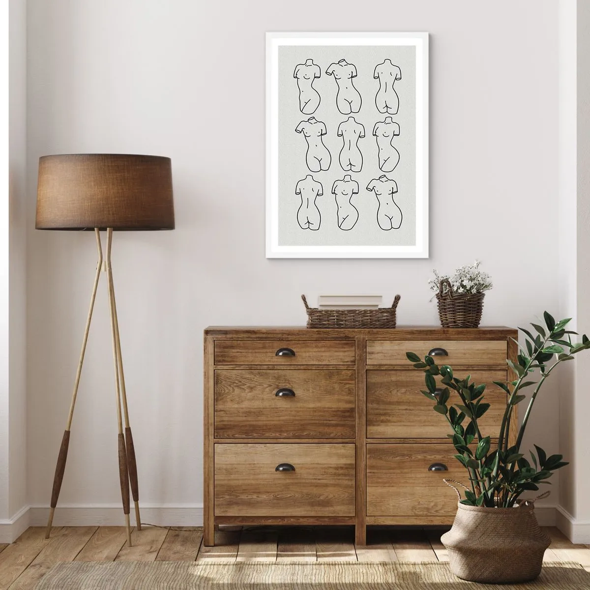 Plagát v bielom ráme - Iba Venuša - 50x70 cm