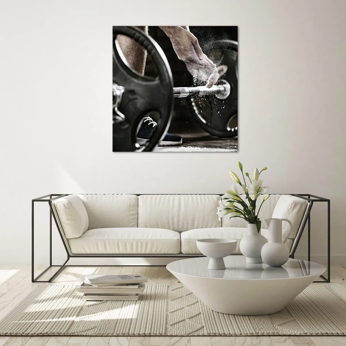 Obraz na skle - Výzva prijatá! - 50x50 cm