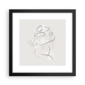 Plagát v čiernom ráme - Náčrt sna - 30x30 cm