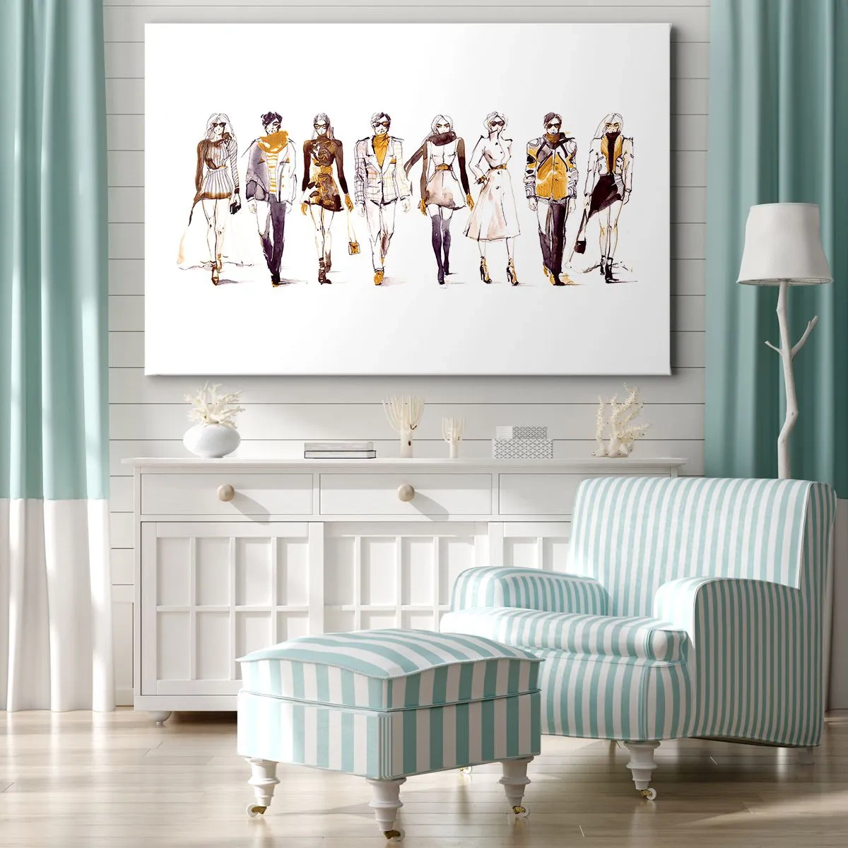 Obraz na plátne - Nevynútená a voľná elegancia - 120x80 cm