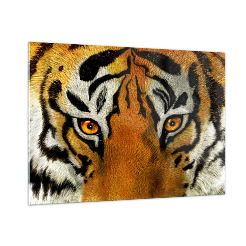 Obraz na skle - Nebezpečný a krásny - 100x70 cm