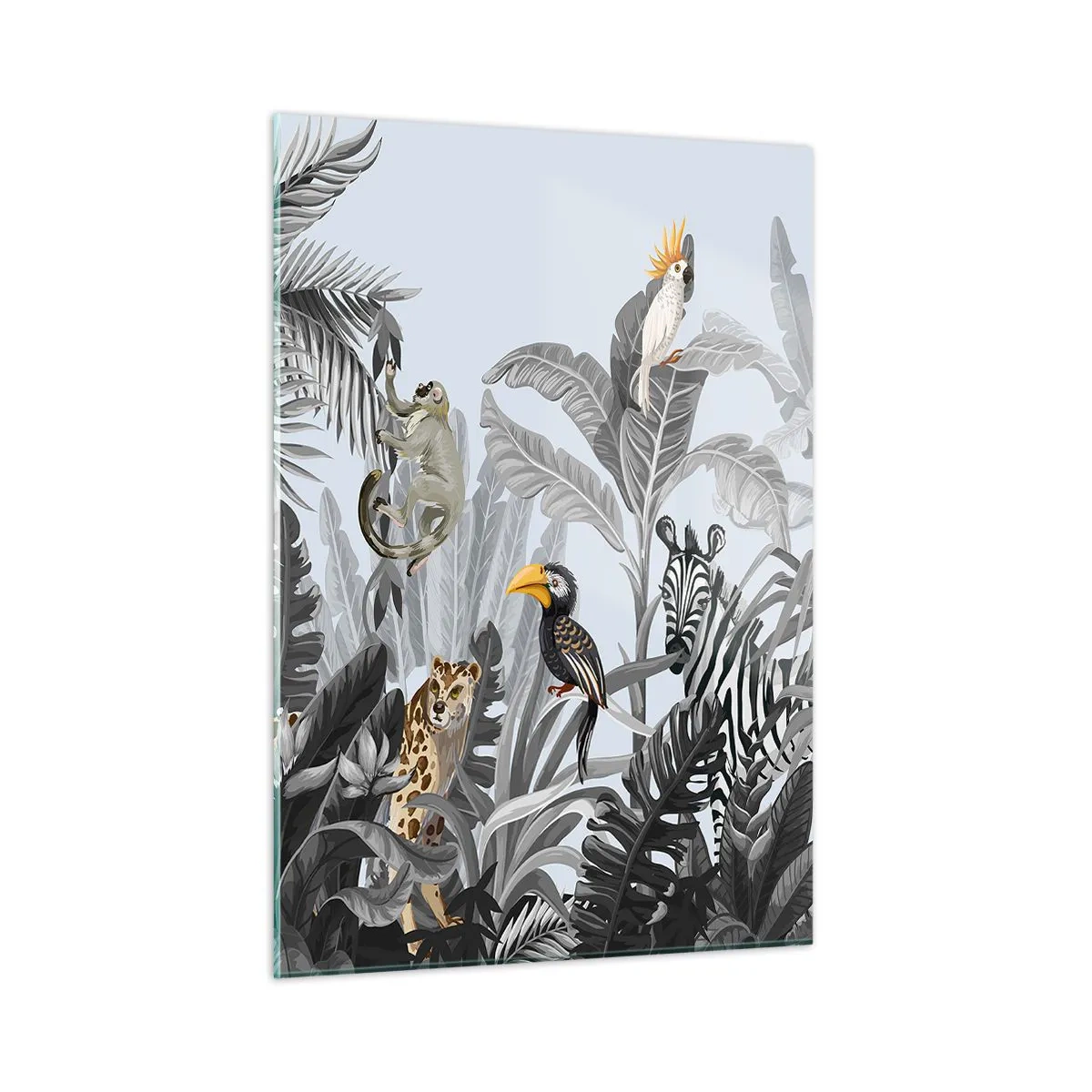 Obraz na skle - Africká rozprávka - 50x70 cm