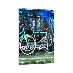 Obraz na skle - Mesto volá - 70x100 cm