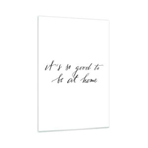 Obraz na skle - Celá pravda - 70x100 cm