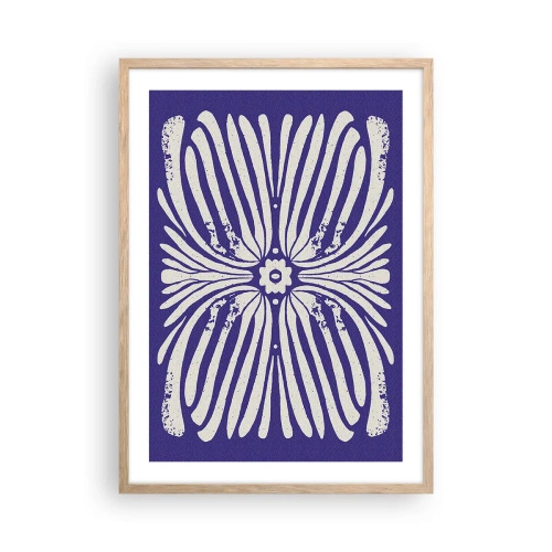 Plagát v ráme zo svetlého duba - Etnické inšpirácie - 50x70 cm