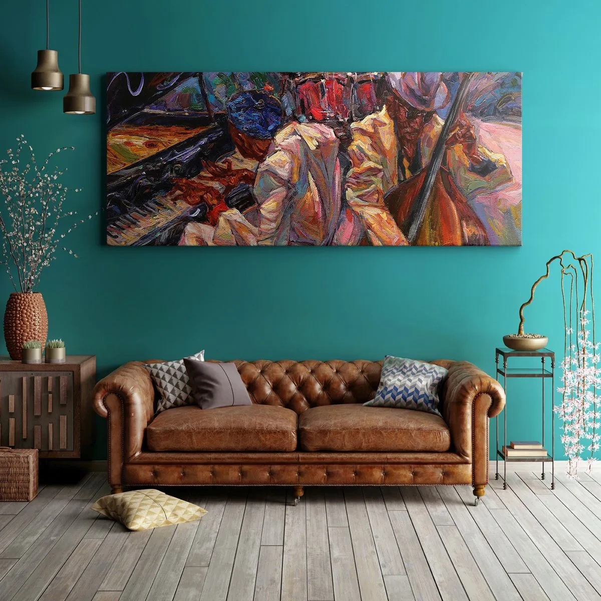 Obraz na plátne - V jednom rytme - 100x40 cm