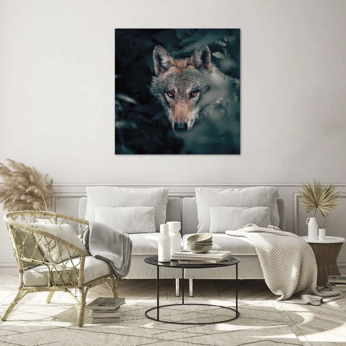 Obraz na skle - Predátor - 30x30 cm