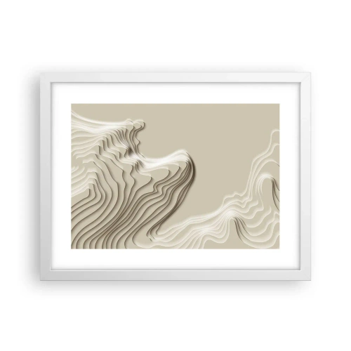 Plagát v bielom ráme - Topografia umenia - 40x30 cm