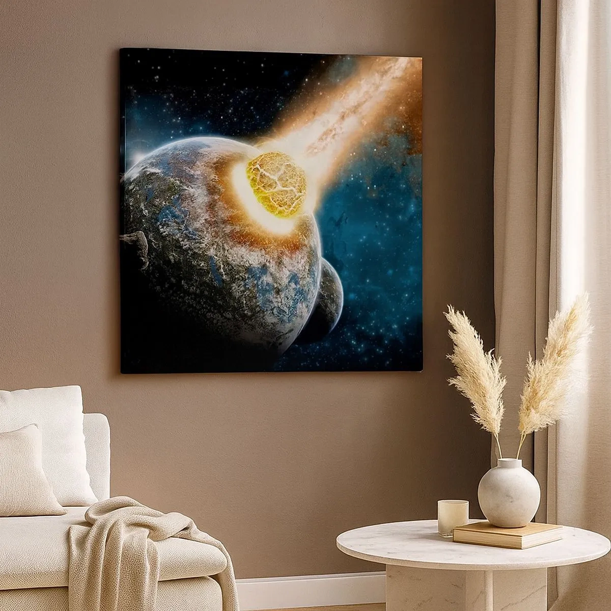 Obraz na plátne - Skaza alebo narodenie? - 30x30 cm