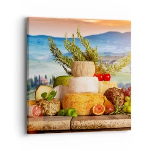 Obraz na plátne - Talianska radosť zo života - 40x40 cm
