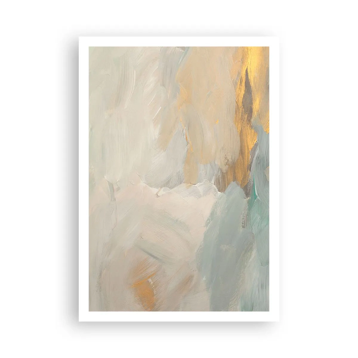 Plagát - Abstrakcia – krajina nehy - 70x100 cm