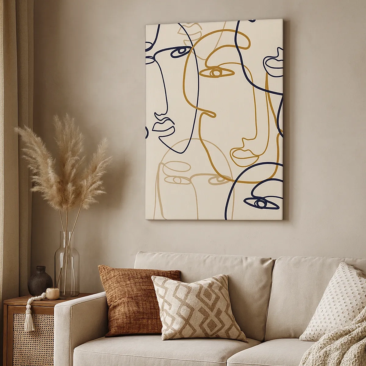 Obraz na plátne - Portrét znásobený - 50x70 cm