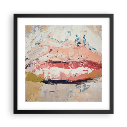 Plagát v čiernom ráme - Prebúdza zmysly - 40x40 cm