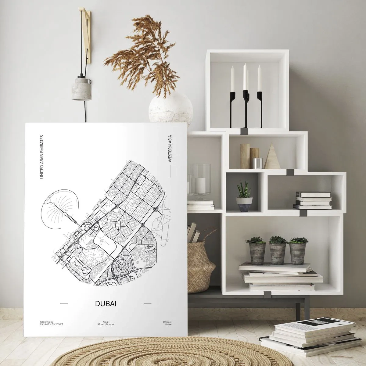 Obraz na skle - Anatómia Dubaja - 80x120 cm