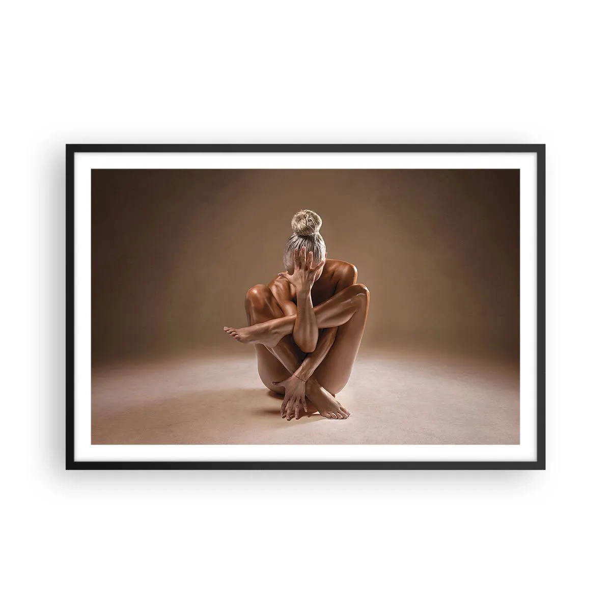 Plagát v čiernom ráme - Jednota tela a ducha - 91x61 cm