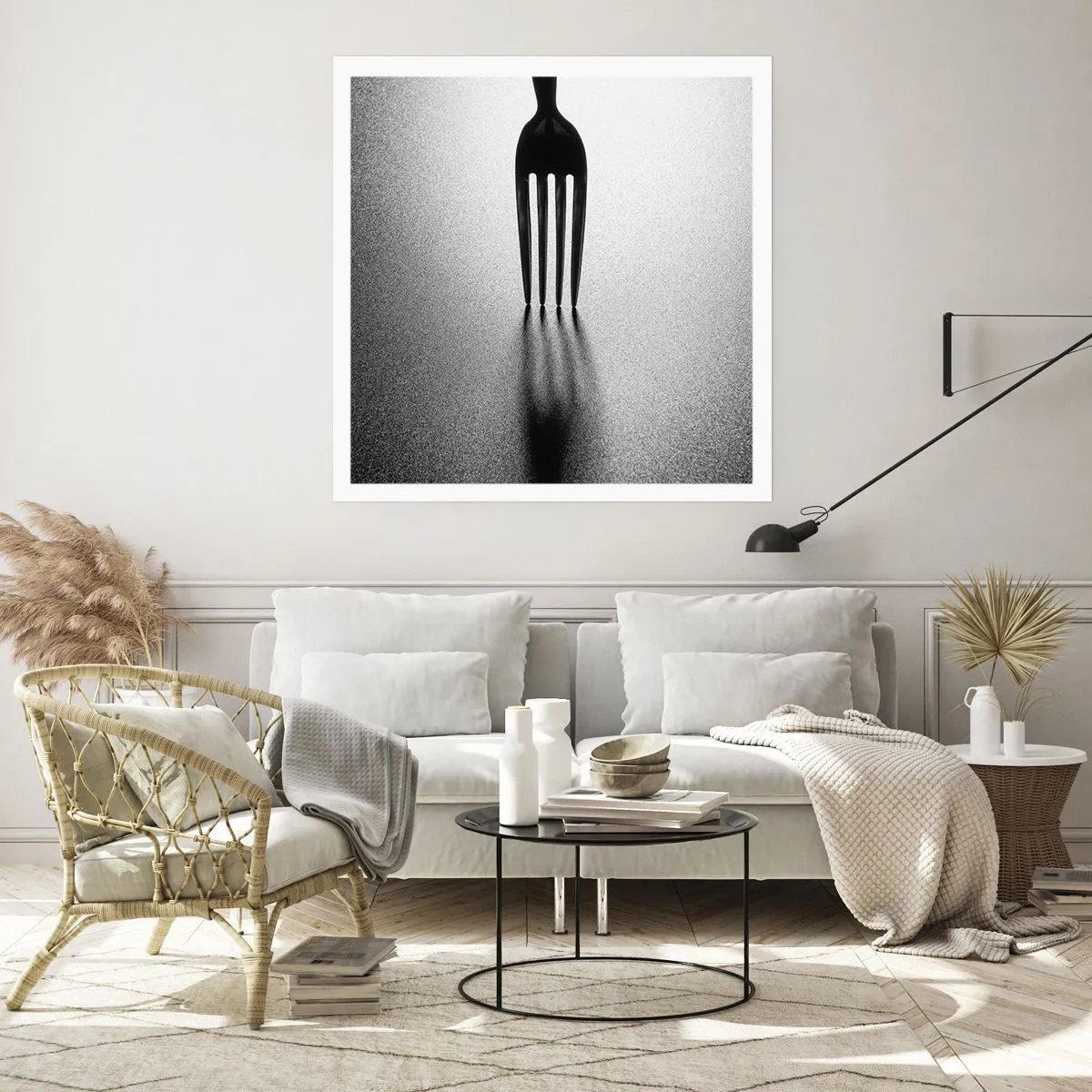 Plagát - Svetlo a tieň - 40x40 cm