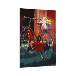 Obraz na skle - I want to ride my bicycle - 70x100 cm
