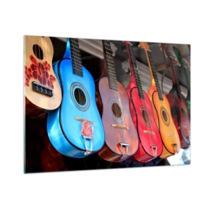 Obraz na skle - Latinskoamerická atmosféra - 100x70 cm