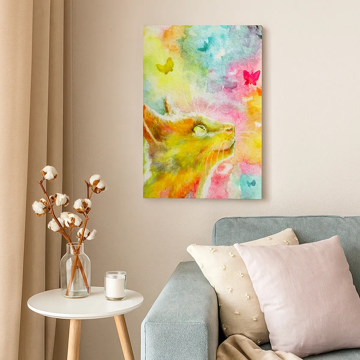 Obraz na plátne - Nezmysly v mačacom raji - 50x70 cm