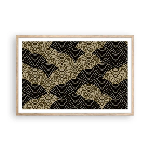 Plagát v ráme zo svetlého duba - Jednota v mnohosti - 91x61 cm