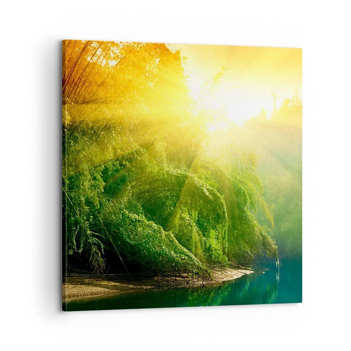 Obraz na plátne - Utopiť sa v slnku a v tieni - 60x60 cm