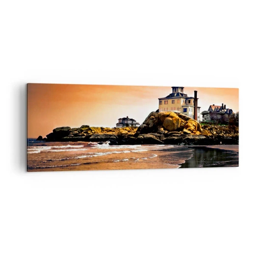 Obraz na plátne - Elegancia západného pobrežia - 140x50 cm