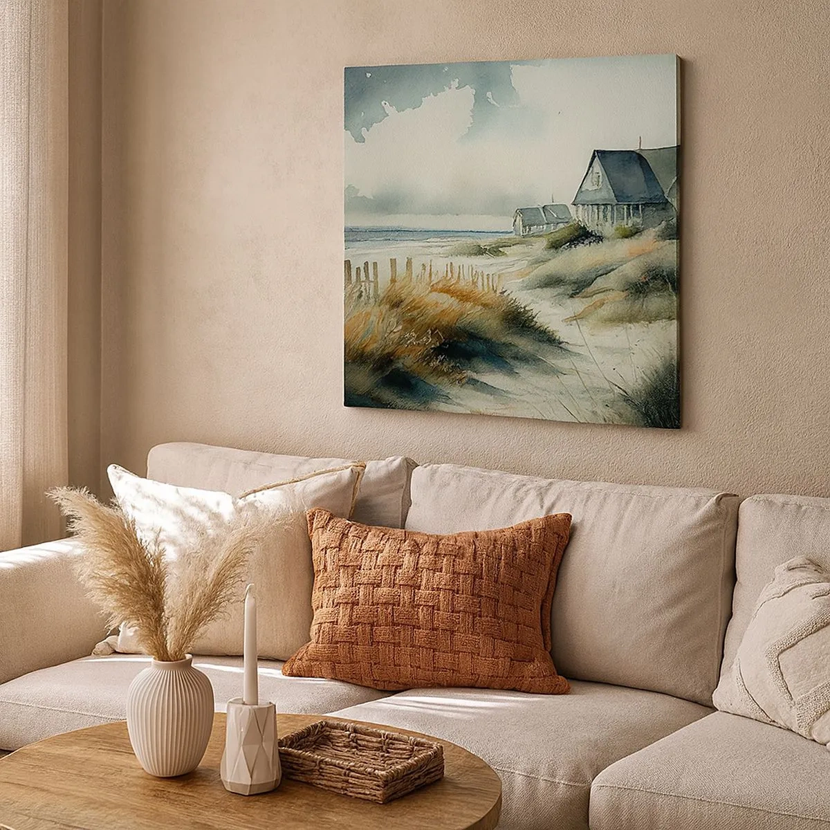 Obraz na plátne - Ďaleko od zhonu - 30x30 cm