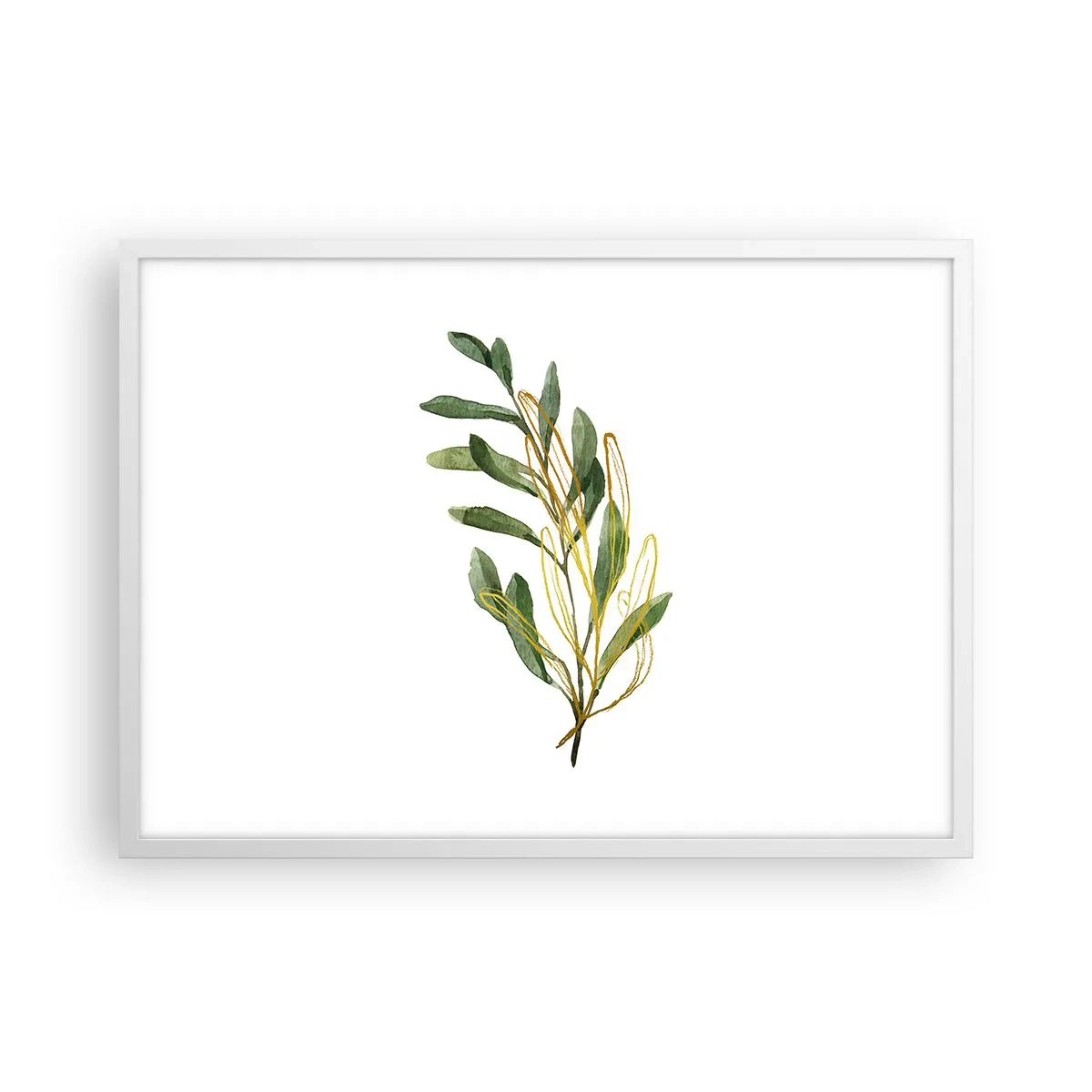 Plagát v bielom ráme - Všetko, čo je dobré - 70x50 cm