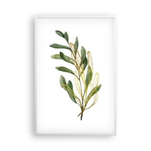 Plagát v bielom ráme - Všetko, čo je dobré - 61x91 cm