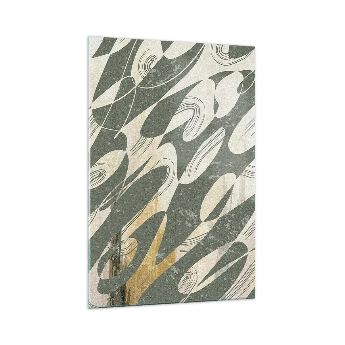 Obraz na skle - Rytmizovaná abstrakcia - 70x100 cm