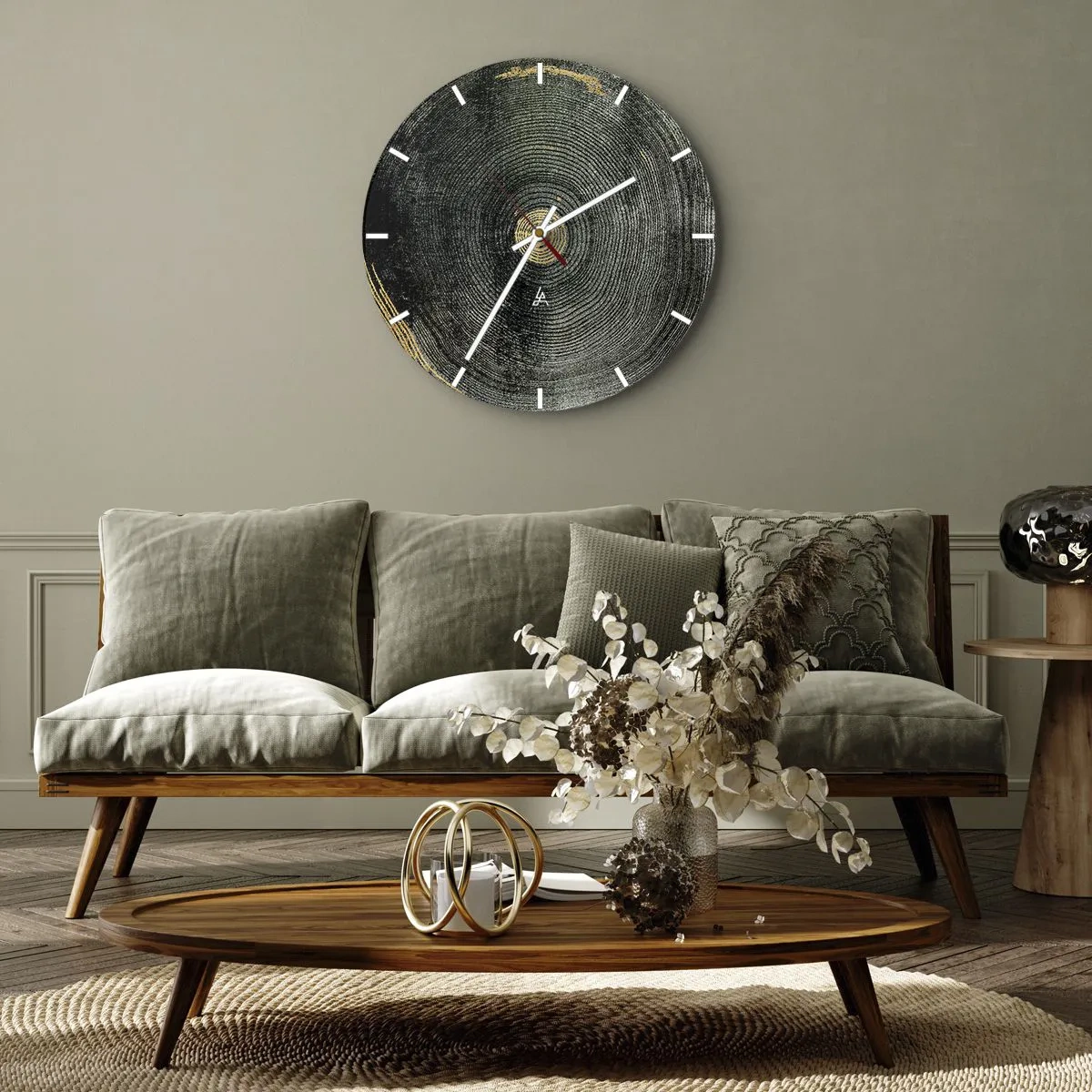 Nástenné hodiny - Zmena a trvanie - 40x40 cm