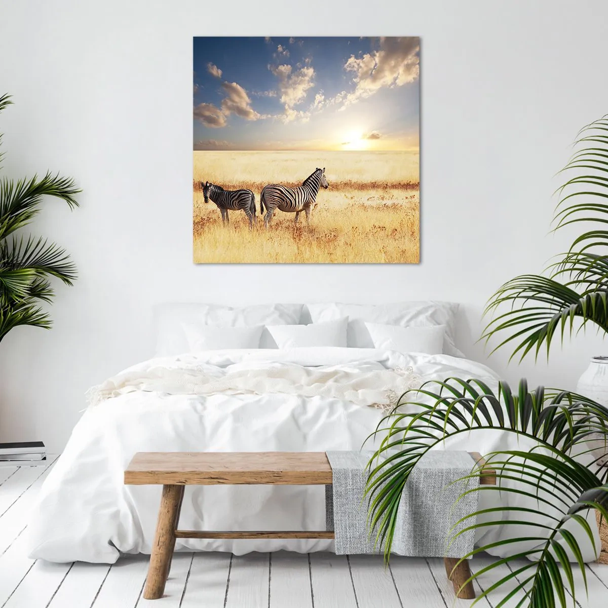 Obraz na plátne - Choď odtiaľto, neruš pokoj - 70x70 cm