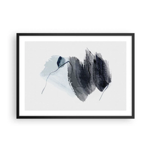 Plagát v čiernom ráme - Intenzita a pohyb - 70x50 cm