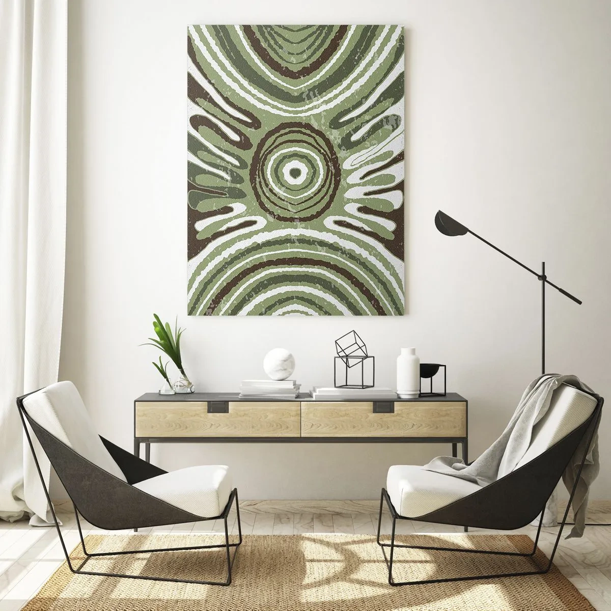 Obraz na skle - Explózia emócií - 50x70 cm