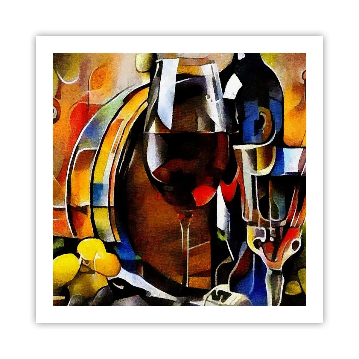 Plagát - Aj svet dostáva farby - 60x60 cm