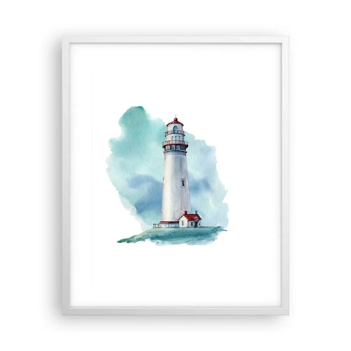 Plagát v bielom ráme - Nežná sestra blankytu - 40x50 cm