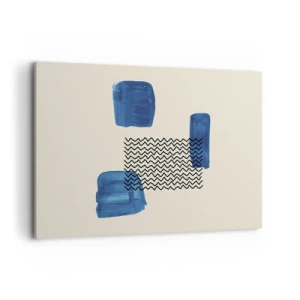 Obraz na plátne - Abstraktné kvarteto - 120x80 cm